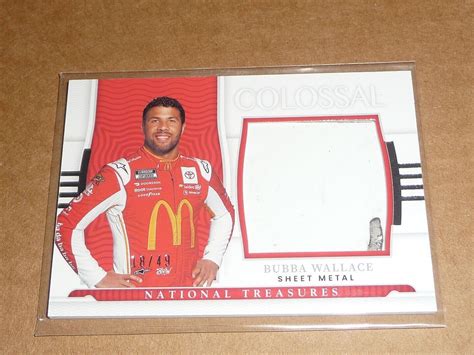 bubba wallace sheet metal|2022 National Treasures RACING BUBBA WALLACE .